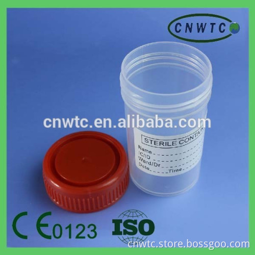 60ml plastic urine cup